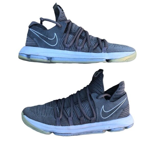 2017 Nike KD 10 'Dark Grey' Size 12 - Picture 4 of 16